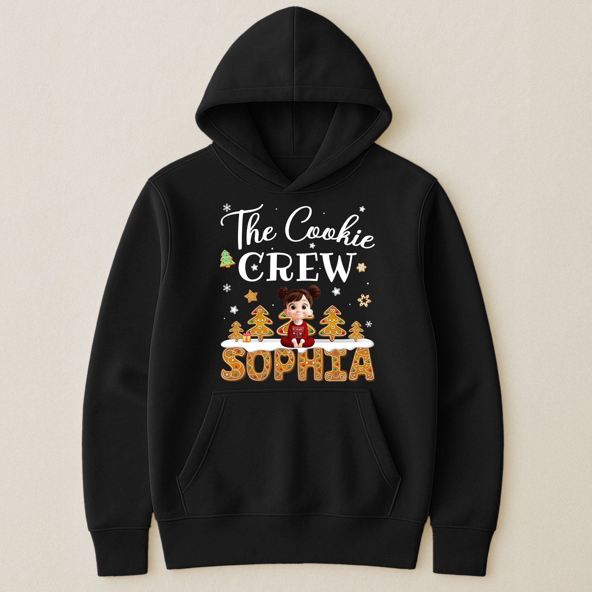 The Cookie Crew Matching Christmas Shirt For Family, Grandparents, Kids - Personalized Shirt