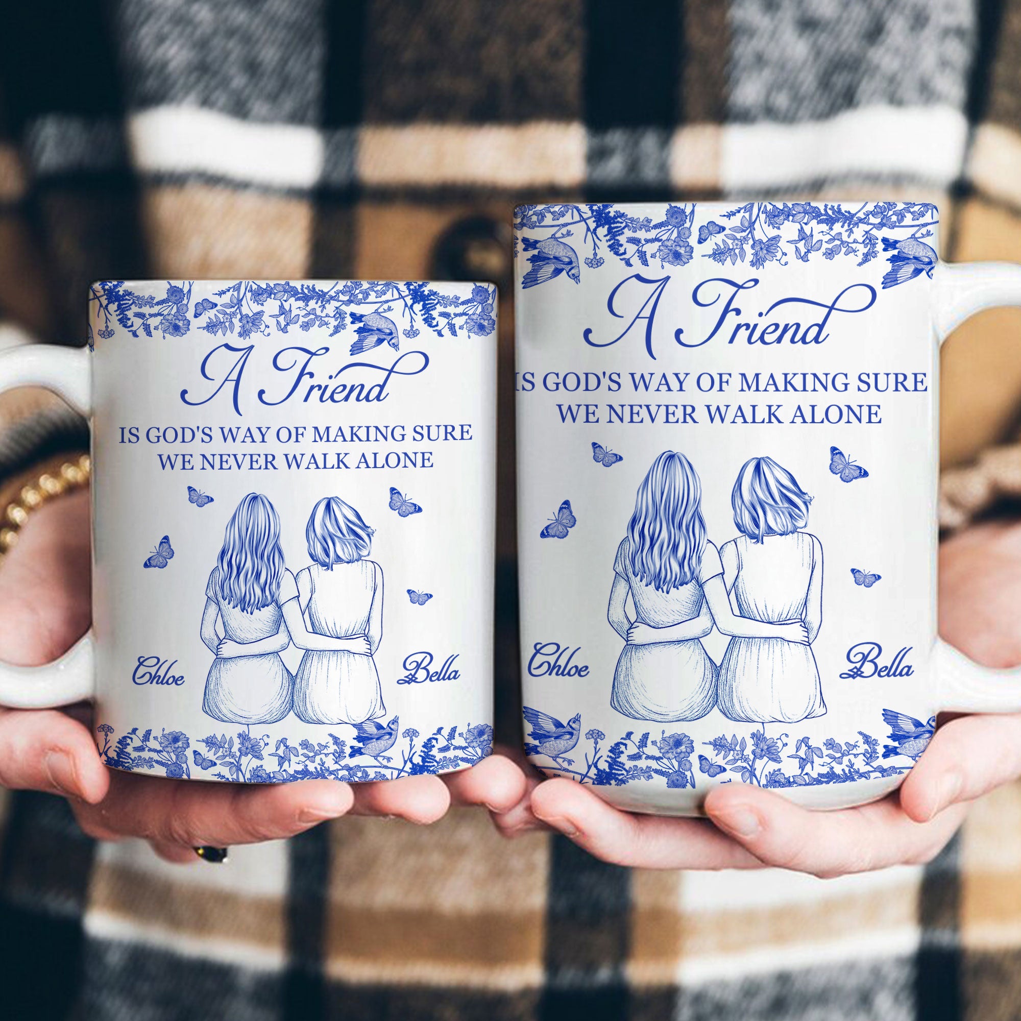 A Friend Is God's Way - Personalized Mug - Gift For Friend