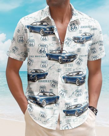 Classic Car Summer Vibes - Personalized Hawaiian Shirt