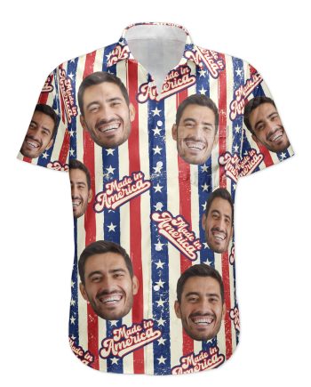 Made In America - Personalized Photo Hawaiian Shirt