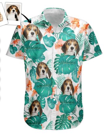 Funny Family Pet Face - Personalized Photo Hawaiian Shirt