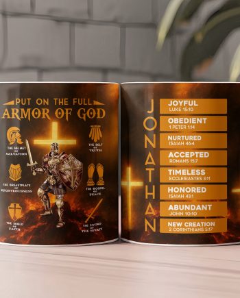 Put On The Full Armor Of God - Personalized Mug