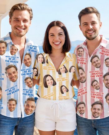 Travel Matching Hawaiian Crew Shirt - Personalized Hawaiian Shirt